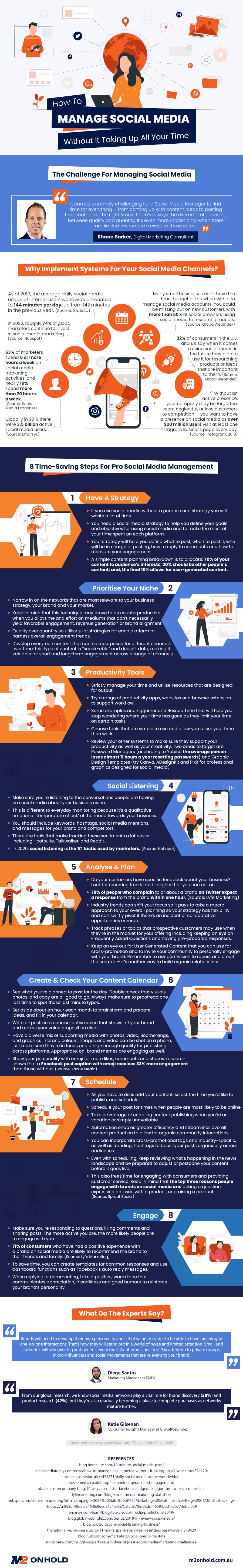 Social Media: 8 Tips to Create an Effective Social Media Management Strategy [Infographic] 
